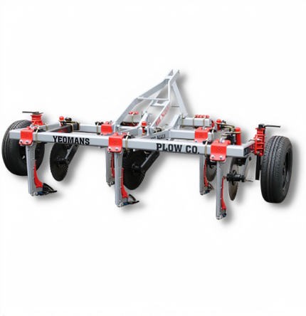 Yeomans GP39 plow with wombat point shanks cultivators ripple bar height control